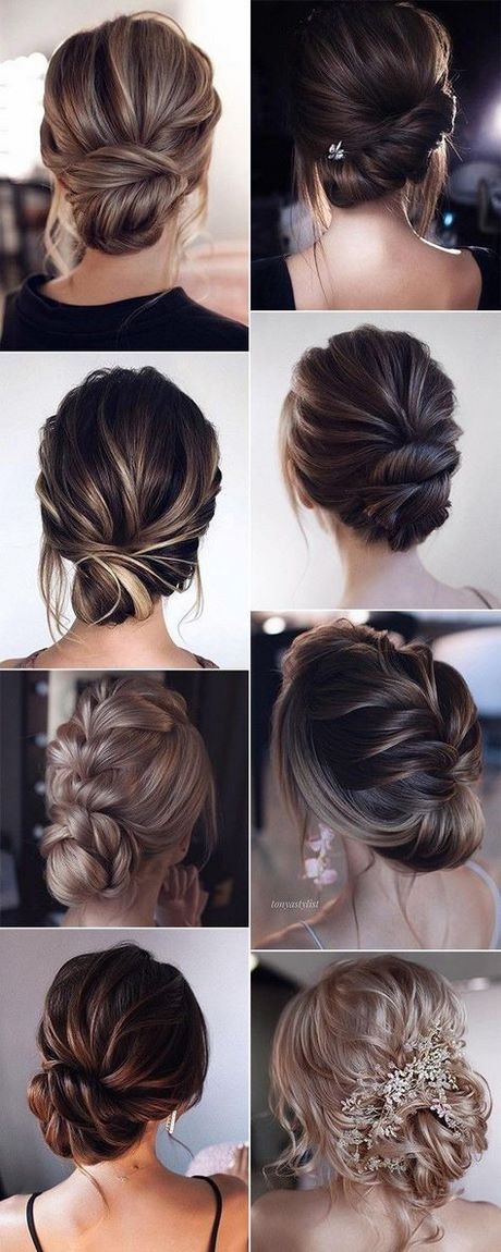 Long hairstyles put up