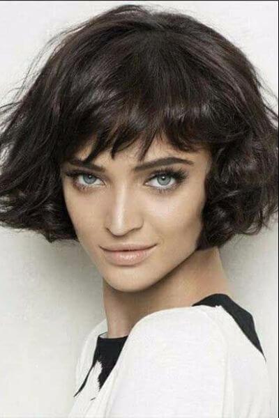 Short and wavy hairstyles