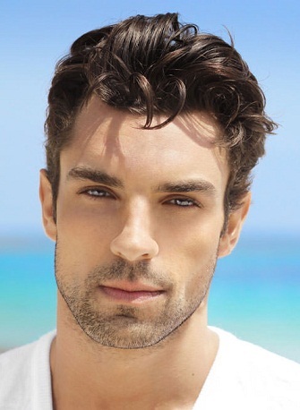 Wavy hairstyles for men