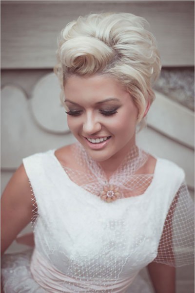 Wedding day hairstyles for short hair