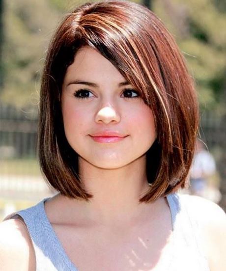 Best haircut for round face girl