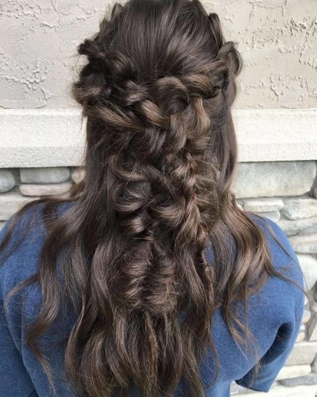 Braided prom hairstyles for long hair