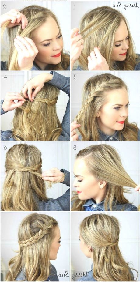Cute and easy hairstyles for medium hair