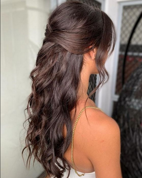 Cute down hairstyles for prom