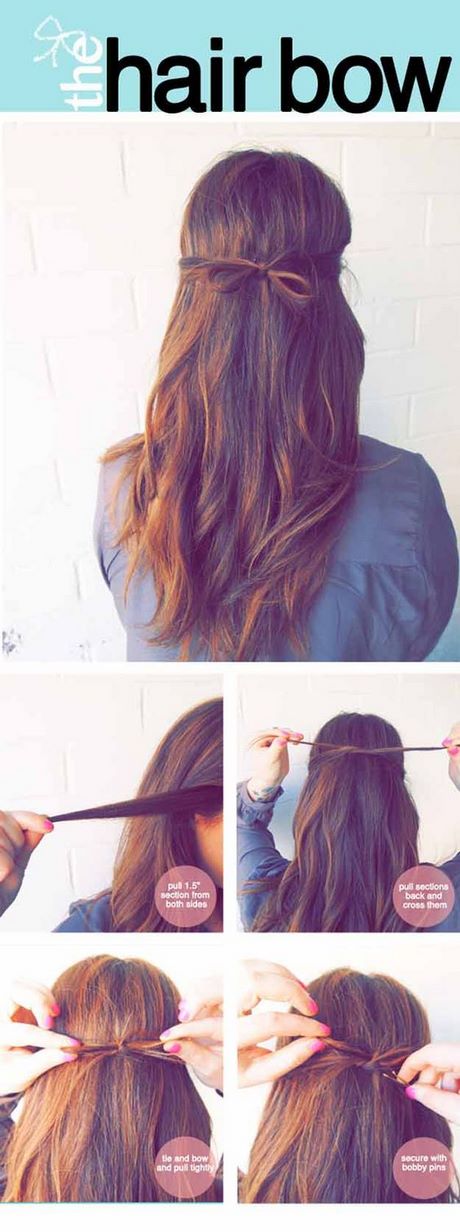 Cute easy hairstyles for straight hair
