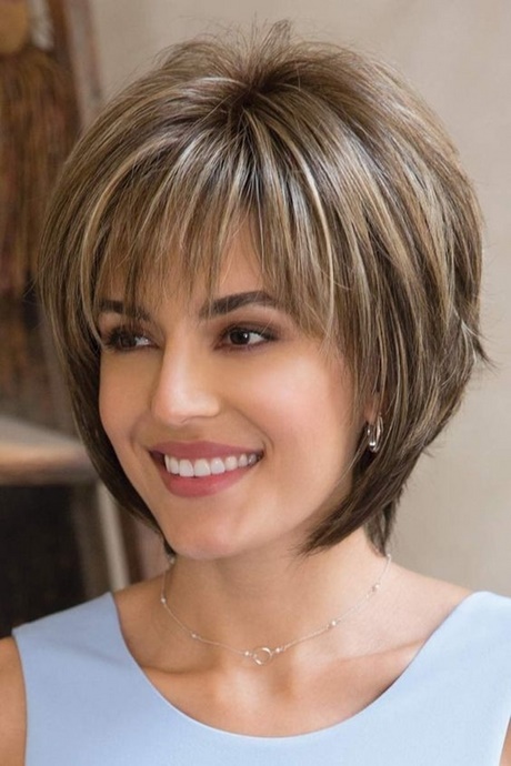 Easy short hairstyles for round faces