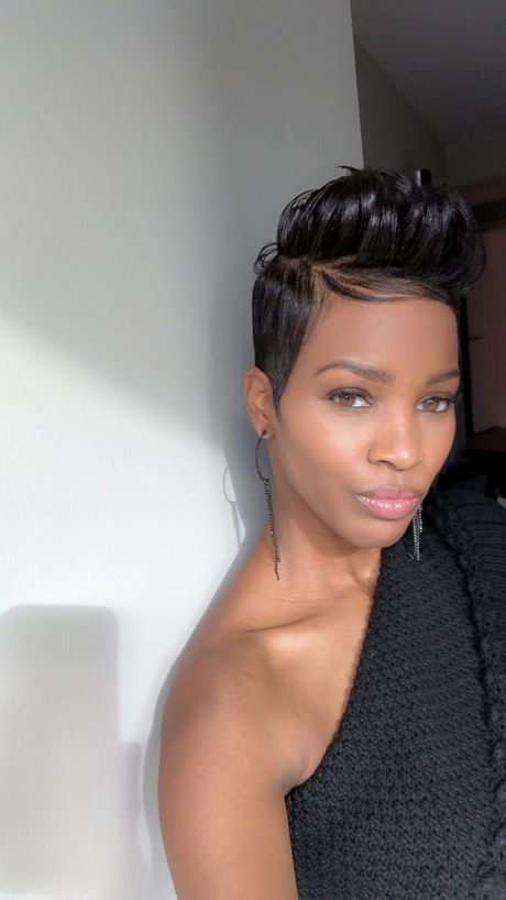 Pictures of short black haircuts