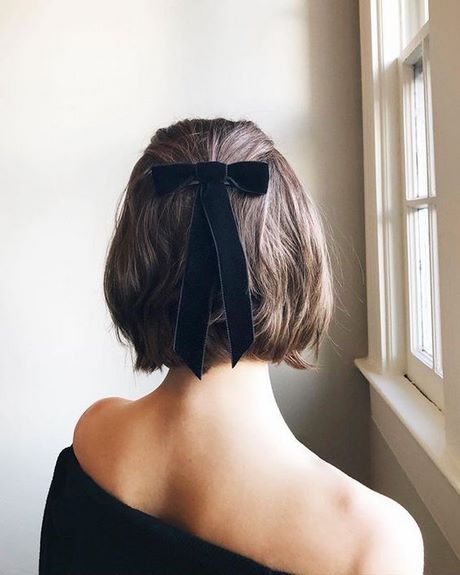 Tied up hairstyles for short hair