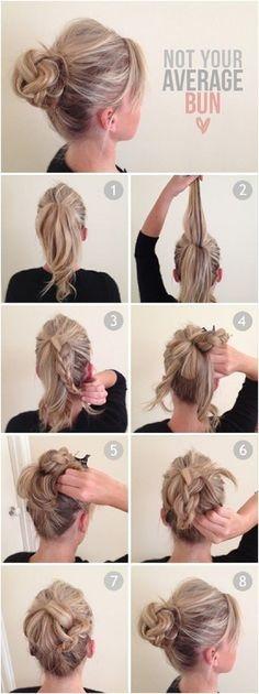 Cute updos for short hair for everyday
