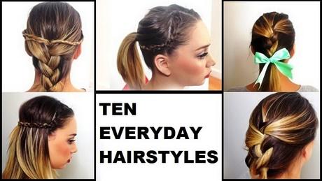 Different hairstyle for daily use