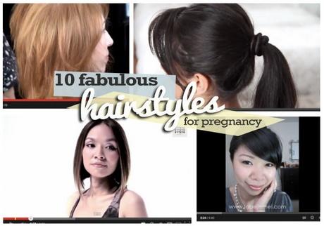 Hairstyles during pregnancy