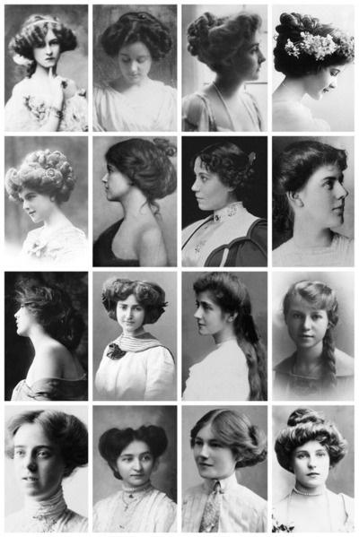Hairstyles early 1900s