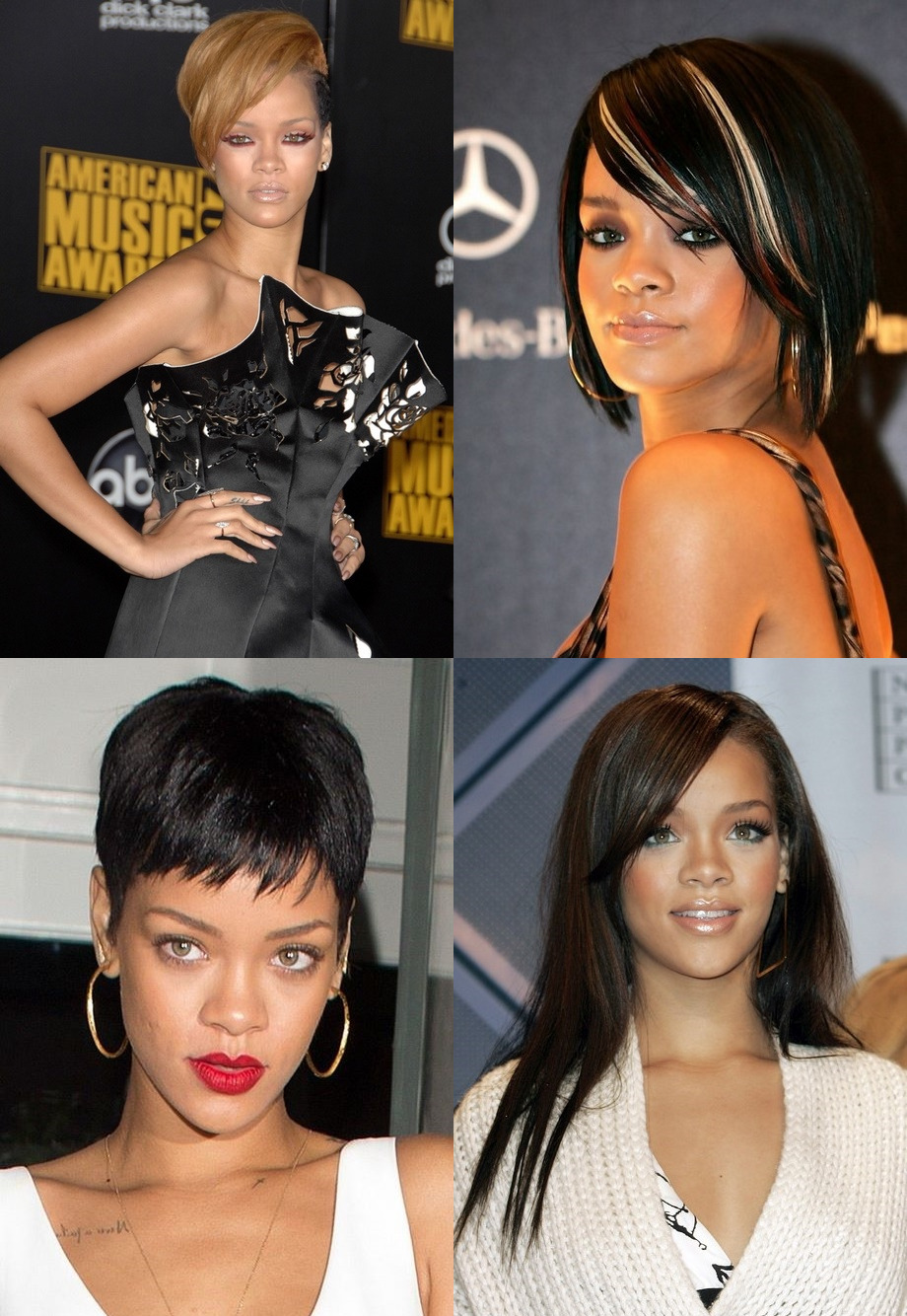 Rihanna short hairstyles 2023