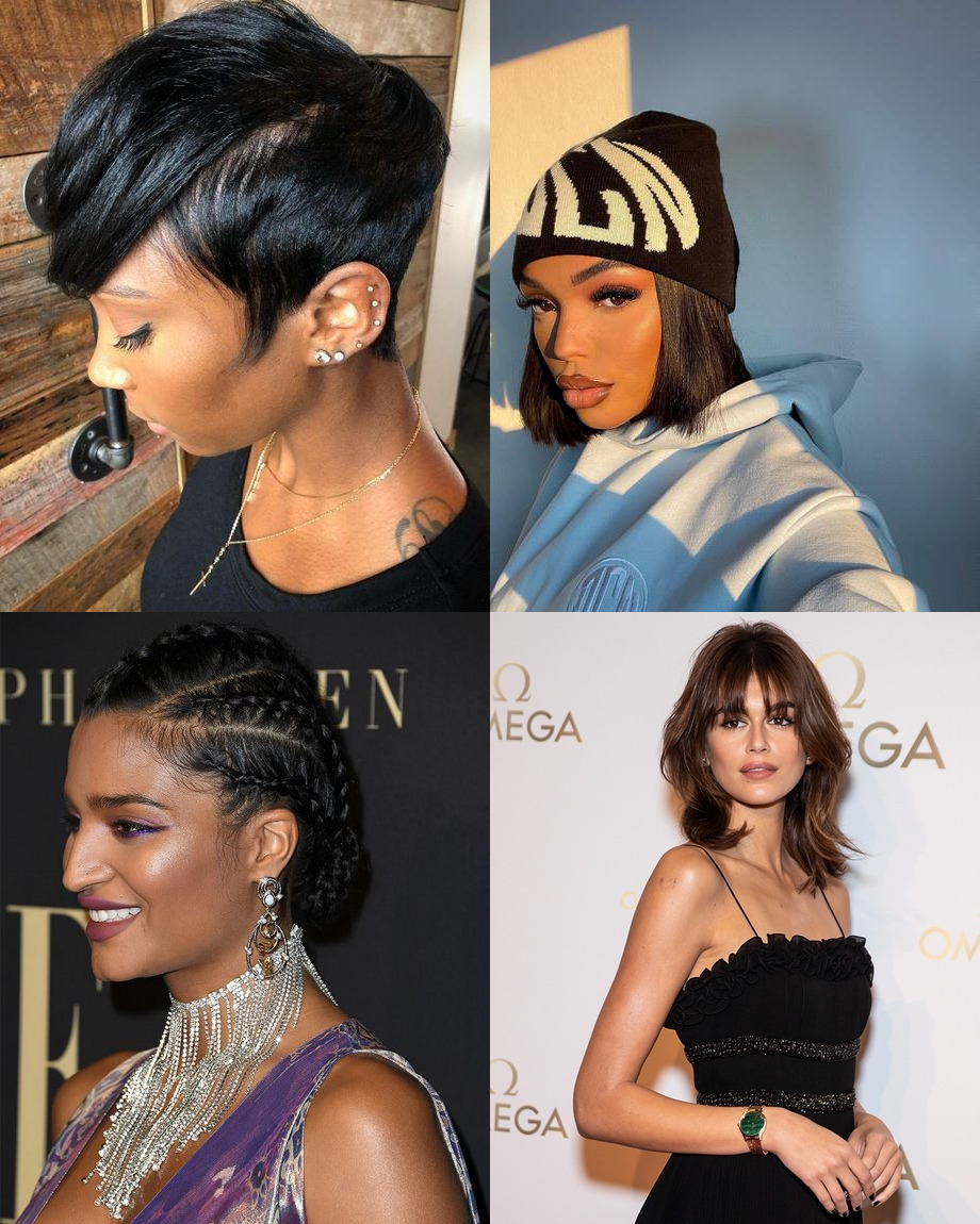 Short black hairstyles for women 2023