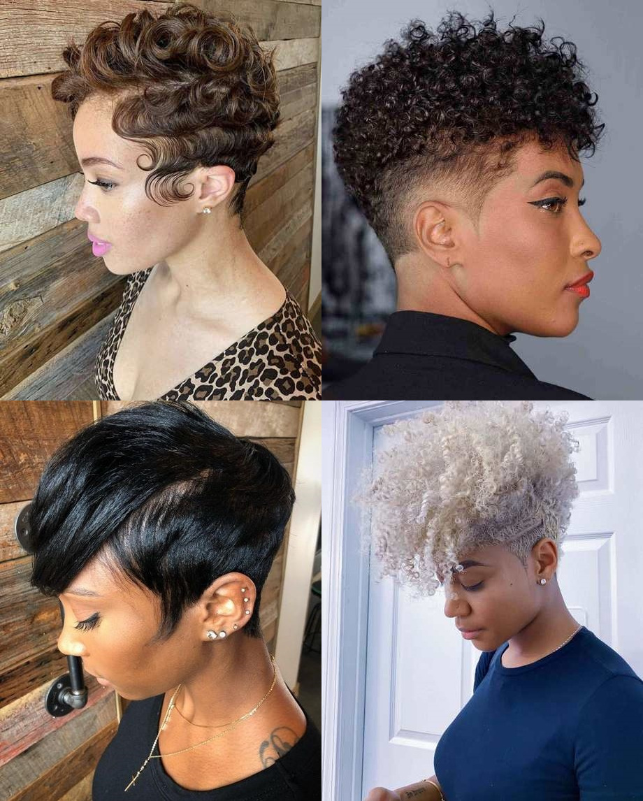 Short haircuts for black women 2023