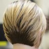 Back view of short haircuts for women