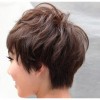 Back view of short hairstyles for women