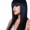 Black hairstyles with bangs and layers