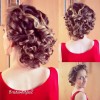 Curly hairstyles updo