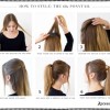 Cute ponytail hairstyles for short hair
