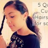 Easy curly hairstyles for school