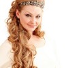 Hairstyles for long hair for a wedding