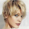 Messy short hairstyles for women