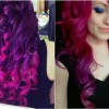 Purple and black hairstyles