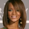 Rihanna medium hairstyles