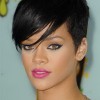 Rihanna short haircut