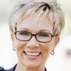 Short hairstyles for women over 40 with glasses