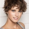 Short messy hairstyles for women