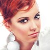 Short red hairstyles for women