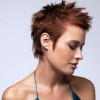 Spiky short hairstyles for women