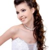 Wedding hairstyles for long curly hair