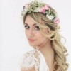 Wedding hairstyles for long hair with flowers