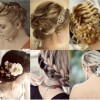 Formal braided hairstyles