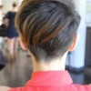 Pixie haircut from the back