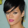 Rihanna short hair style