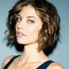 Short hairstyle for curly hair women