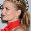 Braid and ponytail hairstyles