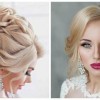 Hairstyle for wedding 2018
