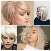 Short blonde hairstyles 2018