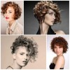 Short curly hairstyles 2019