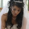 Long bridal hairstyles with veil