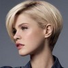 Short haircut with long layers