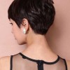 Back view of a pixie cut