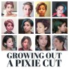 Growing out pixie cut stages