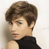 Short pixie cut with bangs