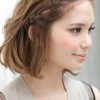 A hairstyle for short hair
